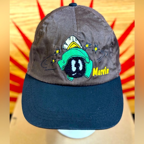 Vintage 1997 Looney Tunes Marvin the Martian Hat - Picture 1 of 9